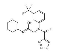 606115-72-4 structure, C18H19F3N4O2S