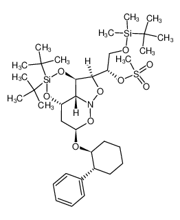 225113-27-9 spectrum, Methanesulfonic acid (S)-2-(tert-butyl-dimethyl-silanyloxy)-1-[(2S,2aR,5aS,7R,8bR)-4,4-di-tert-butyl-7-((1S,2R)-2-phenyl-cyclohexyloxy)-hexahydro-1,3,5,8-tetraoxa-8a-aza-4-sila-acenaphthylen-2-yl]-ethyl ester