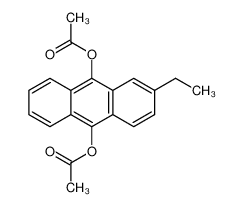 (10-acetyloxy-3-ethylanthracen-9-yl) acetate