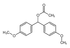 42240-30-2 spectrum, bis-(4-methoxyphenyl)methyl acetate