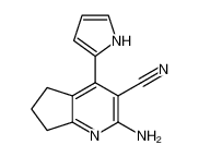 2-amino-4-(1H-pyrrol-2-yl)-6,7-dihydro-5H-cyclopenta[b]pyridine-3-carbonitrile 578762-43-3