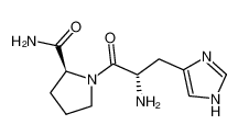 (2S)-1-[(2S)-2-amino-3-(1H-imidazol-5-yl)propanoyl]pyrrolidine-2-carboxamide 33605-69-5