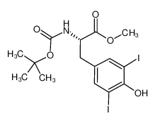 N-[(1,1-二甲基乙氧基)羰基]-3,5-二碘-L-酪氨酸甲酯