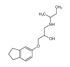 1-(butan-2-ylamino)-3-(2,3-dihydro-1H-inden-5-yloxy)propan-2-ol 792182-08-2