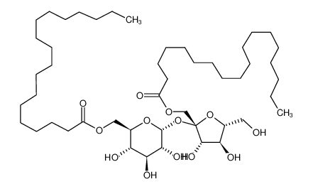 [(2S,3R,4S,5S,6R)-2-[(2S,3S,4S,5R)-3,4-dihydroxy-2,5-bis(hydroxymethyl)oxolan-2-yl]-4,5-dihydroxy-6-(hydroxymethyl)-2-octadecanoyloxyoxan-3-yl] octadecanoate 27195-16-0