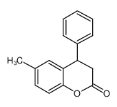 (4S)-6-甲基-4-苯基色满-2-酮