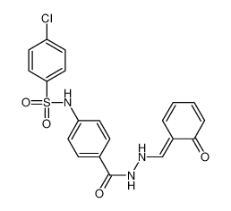 4-chloro-N-[4-[[(6-oxocyclohexa-2,4-dien-1-ylidene)methylamino]carbamoyl]phenyl]benzenesulfonamide 477733-63-4