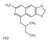 7-methyl-5-(2-methylbutyl)-[1,3]dioxolo[4,5-g]isoquinolin-6-ium,chloride