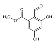 2-formyl-3,5-dihydroxybenzoic acid methyl ester 16849-78-8