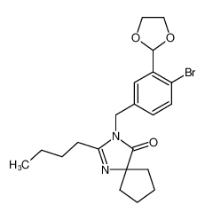 254744-55-3 structure, C21H27BrN2O3