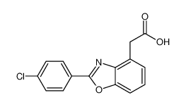 2-[2-(4-chlorophenyl)-1,3-benzoxazol-4-yl]acetic acid 60723-68-4