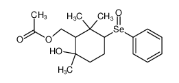 73527-21-6 2-acetoxymethyl-3-hydroxy-1,1,3-trimethyl-6-phenylselenoxycyclohexane