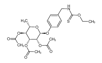 147821-50-9 spectrum, N-ethoxythiocarbonyl-4-(2',3',4'-tri-O-acetyl-α-L-rhamnopyranosyloxy)-benzylamine