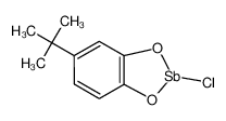 119090-58-3 structure, C10H12ClO2Sb