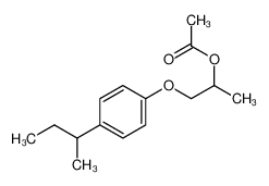 1-(4-butan-2-ylphenoxy)propan-2-yl acetate 5436-95-3