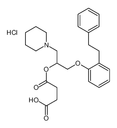 4-氧代-4-({1-[2-(2-苯基乙基)苯氧基]-3-(1-哌啶基)-2-丙基}氧基)丁酸盐酸盐(1:1)