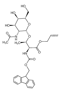 N-芴甲氧羰基-O-[2-乙酰氨基-2-脱氧-alpha-D-吡喃半乳糖基]-L-苏氨酸烯丙基酯