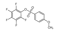 (2,3,4,5,6-pentafluorophenyl) 4-methoxybenzenesulfonate 663175-94-8