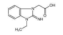 (3-ETHYL-2-IMINO-2,3-DIHYDRO-BENZOIMIDAZOL-1-YL)-ACETIC ACID 436099-71-7