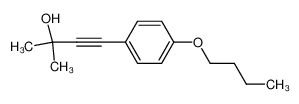 168832-34-6 spectrum, 4-(4-butoxyphenyl)-2-methylbut-3-yn-2-ol