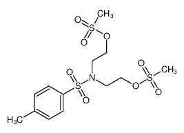 (tosylazanediyl)bis(ethane-2,1-diyl) dimethanesulfonate 52601-81-7