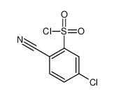 5-Chloro-2-cyanobenzene-1-sulfonyl chloride 411210-92-9