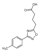 4-[3-(4-methylphenyl)-1,2,4-oxadiazol-5-yl]butanoic acid 851628-34-7