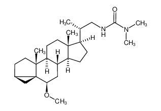 331869-39-7 3-[(S)-2-((1aR,3aR,3bS,5aS,6R,8aS,8bS,10R,10aR)-10-Methoxy-3a,5a-dimethyl-hexadecahydro-cyclopenta[a]cyclopropa[2,3]cyclopenta[1,2-f]naphthalen-6-yl)-propyl]-1,1-dimethyl-urea