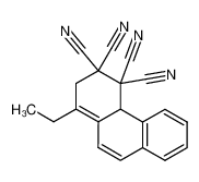 1-Ethyl-3,3,4,4-tetracyan-2,3,4,4a-tetrahydro-phenanthren