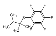 65015-59-0 structure, C12H13F5S