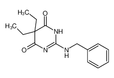 2-(benzylamino)-5,5-diethyl-1H-pyrimidine-4,6-dione 100950-23-0