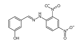 3-[(E)-[(2,4-dinitrophenyl)hydrazinylidene]methyl]phenol 1160-77-6