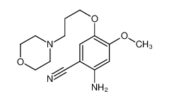 675126-27-9 spectrum, 2-Amino-4-methoxy-5-(3-morpholinopropoxy)benzonitrile