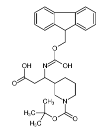 3-(Fmoc-氨基)-3-(1-boc-3-哌啶)丙酸