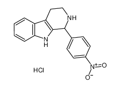 1-(4-Nitrophenyl)-2,3,4,9-tetrahydro-1H-β-carboline hydrochloride 3380-77-6