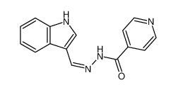 10245-44-0 N-(indol-3-ylidenemethyl)pyridine-4-carbohydrazide