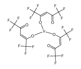 18911-76-7 structure, C15H3F18O6Y