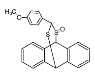 116195-00-7 spectrum, 9,10-dihydro-9,10-(1,3-epidithio-2-methano-2-p-methoxyphenyl-1-oxide)-propanoanthracene