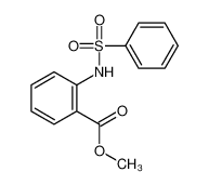 methyl 2-(benzenesulfonamido)benzoate 10038-81-0