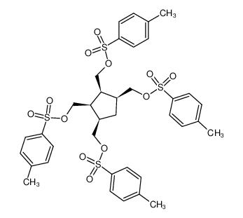 62349-01-3 (1RS,2RS,3SR,4SR)-1,2,3,4-tetrakis(((tolyl-4-sylfonyl)oxy)methyl)cyclopentane