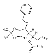 106221-10-7 (R)-1-((3aR,5R,6S,6aR)-6-(benzyloxy)-2,2-dimethyltetrahydrofuro[2,3-d][1,3]dioxol-5-yl)but-3-en-1-yl acetate