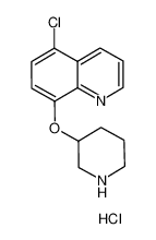 5-Chloro-8-quinolinyl 3-piperidinyl ether hydrochloride 1219979-64-2