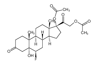 2967-03-5 spectrum, 5α-hydroxy-17α,21-diacetoxy-6β-fluoropregnane-3,20-dione