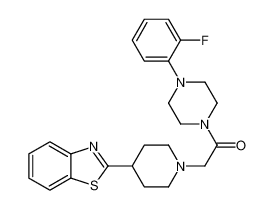 606083-37-8 structure, C24H27FN4OS