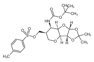 1454318-32-1 ((3aR,3bS,6S,7R,7aR,8aR)-7-((tert-butoxycarbonyl)amino)-2,2-dimethylhexahydro-5H-[1,3]dioxolo[4',5':4,5]furo[3,2-b]pyran-6-yl)methyl 4-methylbenzenesulfonate