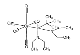 126306-19-2 bis(diethylamino)-t-butylphosphine(pentacarbonyl)chromium(0)