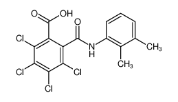 2,3,4,5-tetrachloro-6-[(2,3-dimethylphenyl)carbamoyl]benzoic acid 77106-02-6