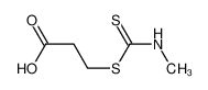 7629-49-4 3-(methylcarbamothioylsulfanyl)propanoic acid