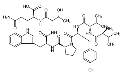 144313-54-2 structure, C44H61N9O11