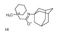 N-(1-adamantyl)-2-(1-methylpiperidin-1-ium-1-yl)acetamide,iodide